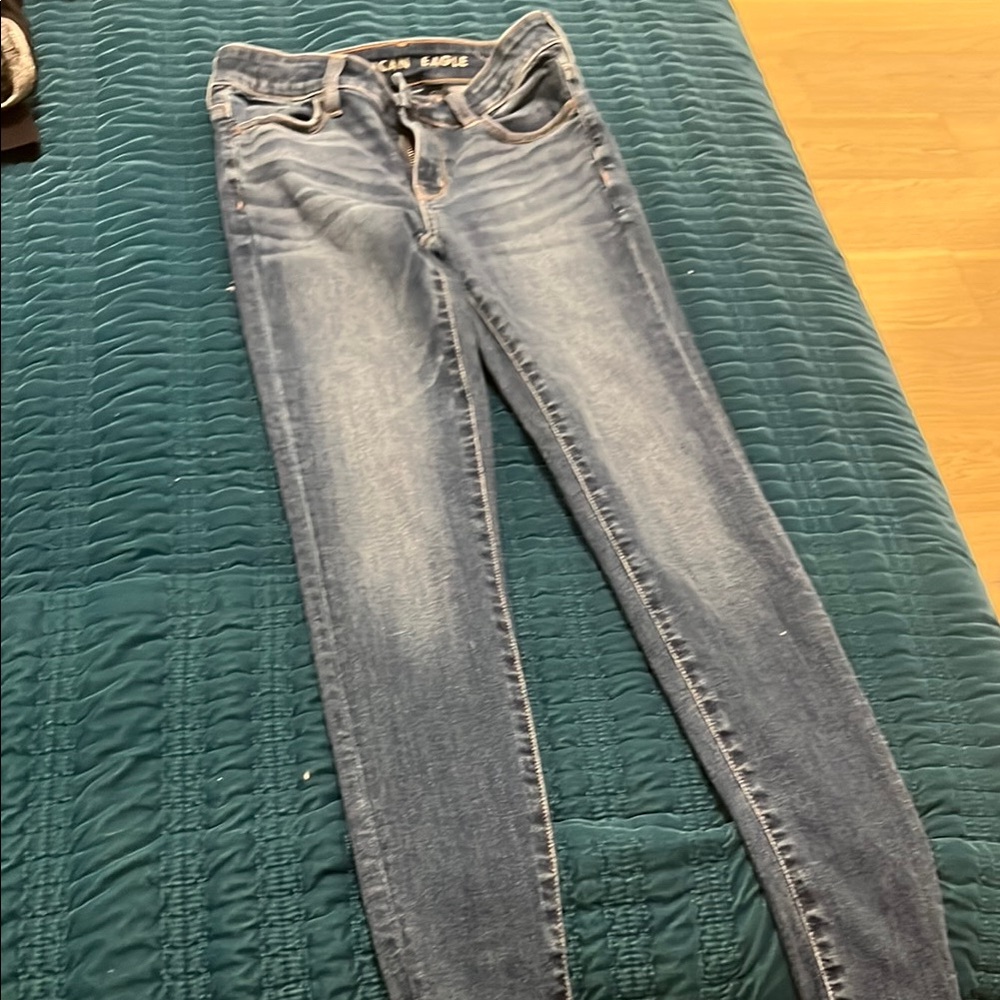 American Eagle By Payless Blue Skinny Jeans